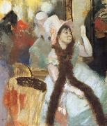 Edgar Degas Portrait apres un Bal costume oil on canvas